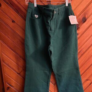 Emerald Green Dream Jeannes by Quacker Factory